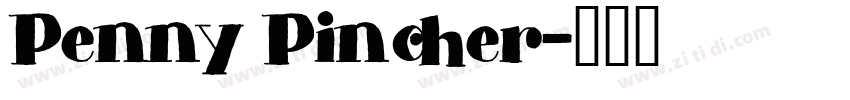 Penny Pincher字体转换